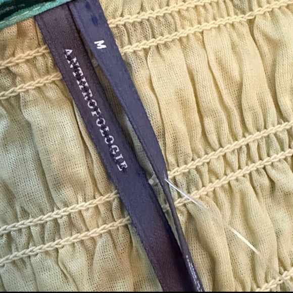 New Amthropologie Peregrine Flutter Sleeve Maxi Dress Size M - Picture 7 of 8